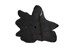 Freeform Teak Wall Slice, Large, Black