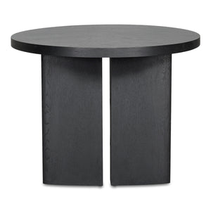 Moe's William Dining Table Black with Herringbone Pattern