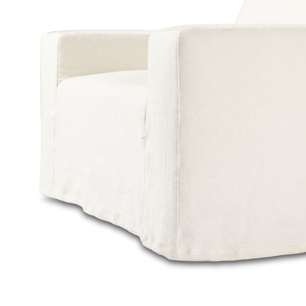 Ostend Outdoor Slipcover Chair - Bombay Flax