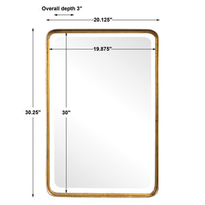 Crofton Antique Gold Mirror