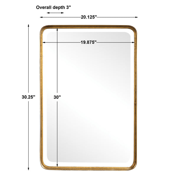 Crofton Antique Gold Mirror