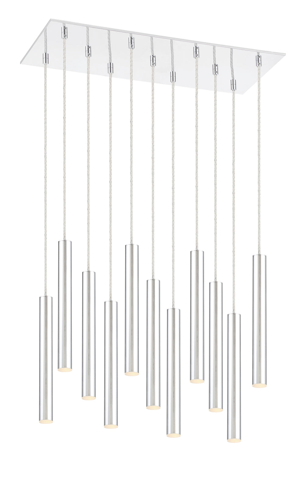 Forest 11 Light Island/Billiard in Chrome Finish