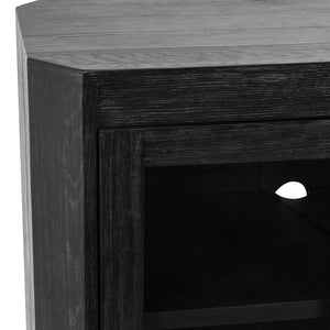 Macarthur Solid Wood 4-Drawer Cabinet in Antique Black