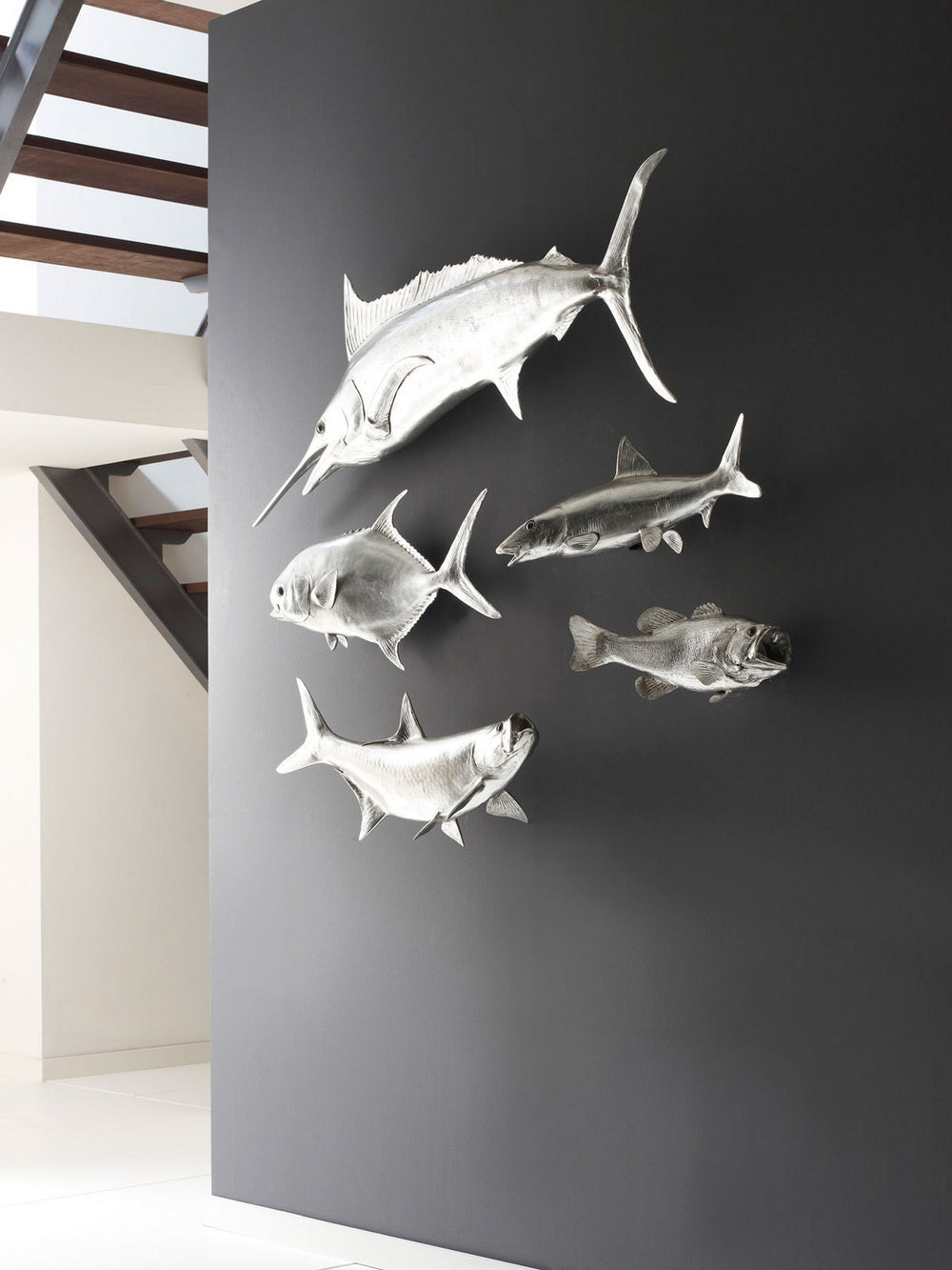 Rainbow Trout Fish, Silver Leaf
