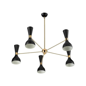 Piedad 5 Light Chandelier - Black
