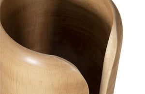Interval Wood Vase, Natural, Smallall