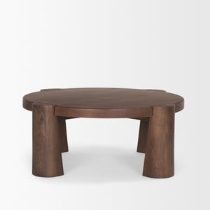 Tammar Round Wood w/ Tapered Legs Coffee Table