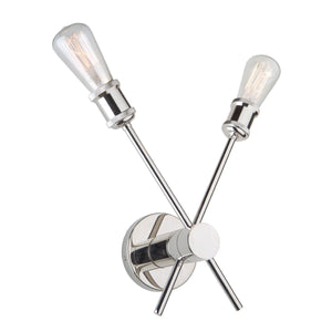 Tribeca AC10781PN Wall Light in Polished Nickel