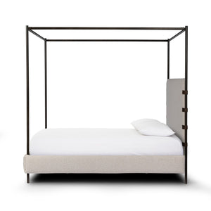Anderson Canopy King Bed - Knoll Natural