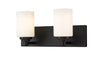 Soledad 2 Light Vanity in Matte Black Finish
