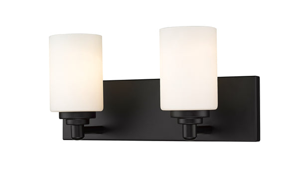 Soledad 2 Light Vanity in Matte Black Finish