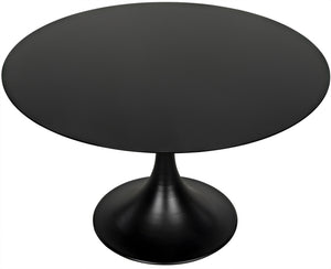 Herno Table, 48", Black Steel