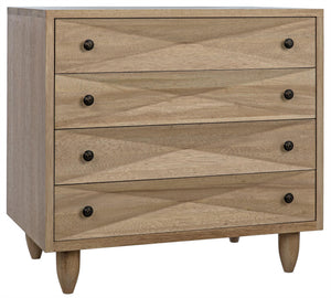 Diamond Chest in Washed Walnut Finish