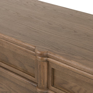 Toulouse 9 Drawer Dresser In Toasted Oak