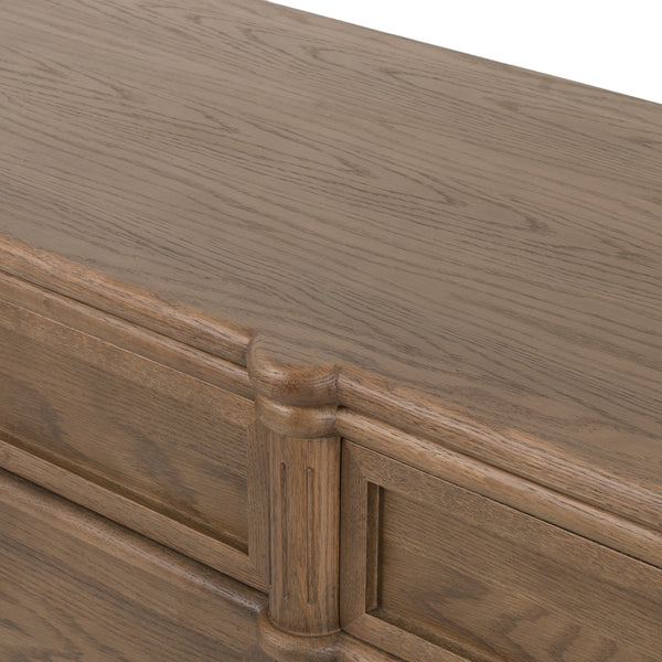 Toulouse 9 Drawer Dresser In Toasted Oak