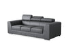Icon Sofa in dark grey premium leather