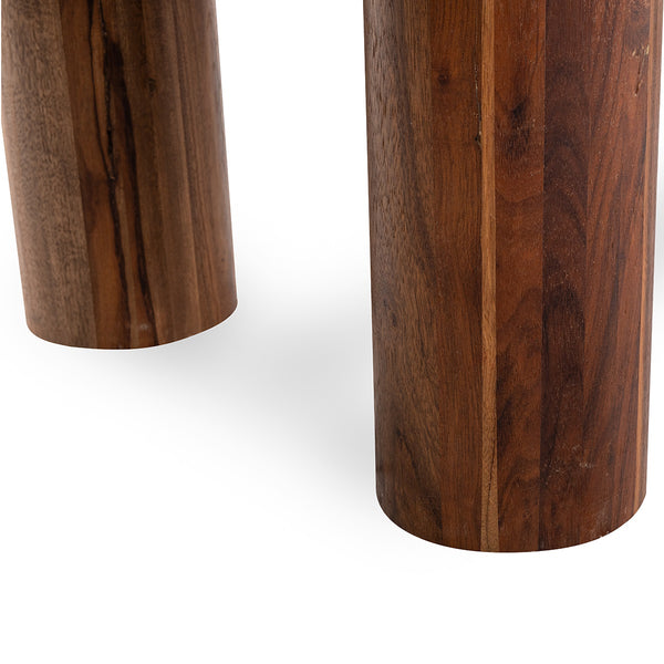 Alto Solid Wood Rectangle Coffee Table - Rustic Brown