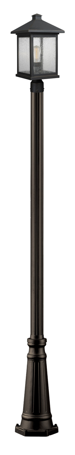 Portland 1 Light Outdoor Post Light in Oil Rubbed Bronze Finish