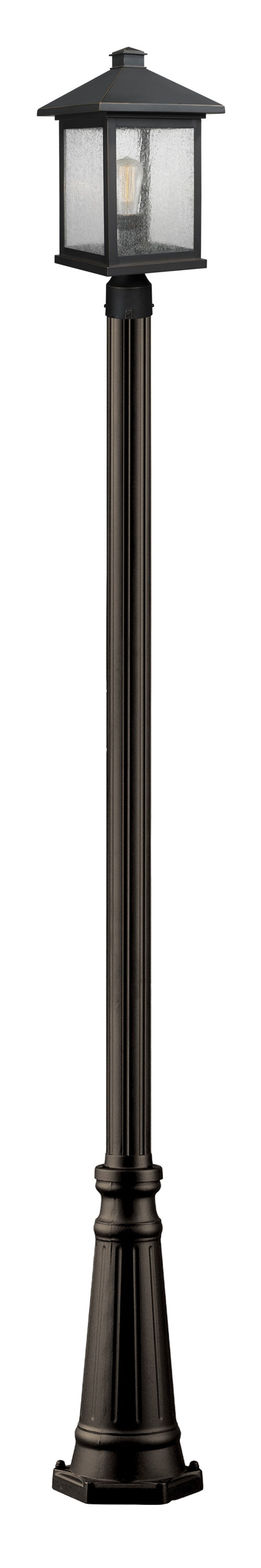 Portland 1 Light Outdoor Post Light in Oil Rubbed Bronze Finish