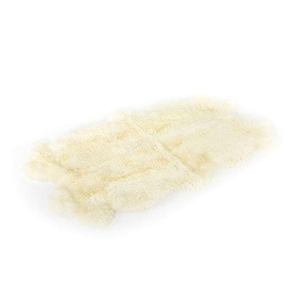 Lalo Lambskin Rug, Cream