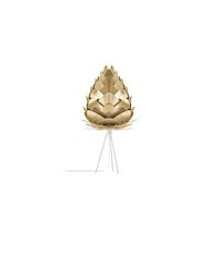 Conia Brass 32" Table Lamp with White Base