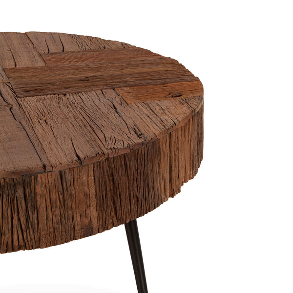Jaipur 38" Round Coffee Table in Reclaimed Wood