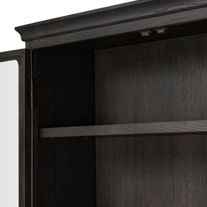 Dawes Cabinet - Smoked Black Oak