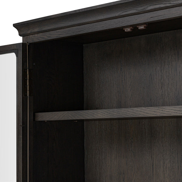 Dawes Cabinet - Smoked Black Oak