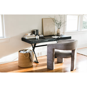 Moe's Profecto Desk Black with Soft-Close Drawers