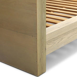 Torrington King Bed - Sandy Oak Resawn