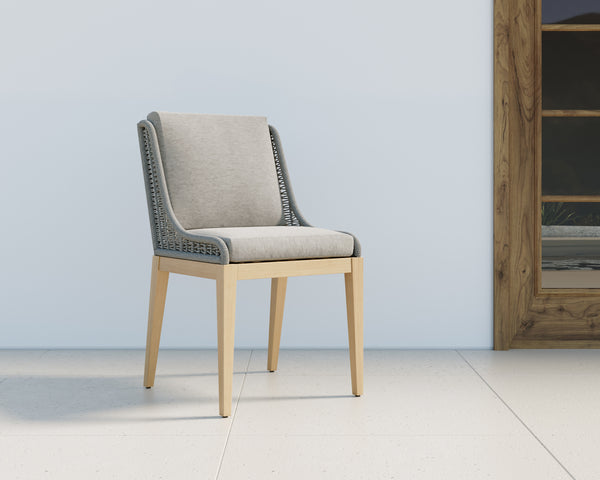 SORRENTO DINING CHAIR - NATURAL - PALAZZO TAUPE