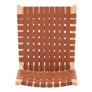 Marco PU Dining Side Chair, Ochre Brown