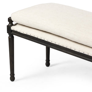 Lucille Dining Bench In 67" In Alcala Cream