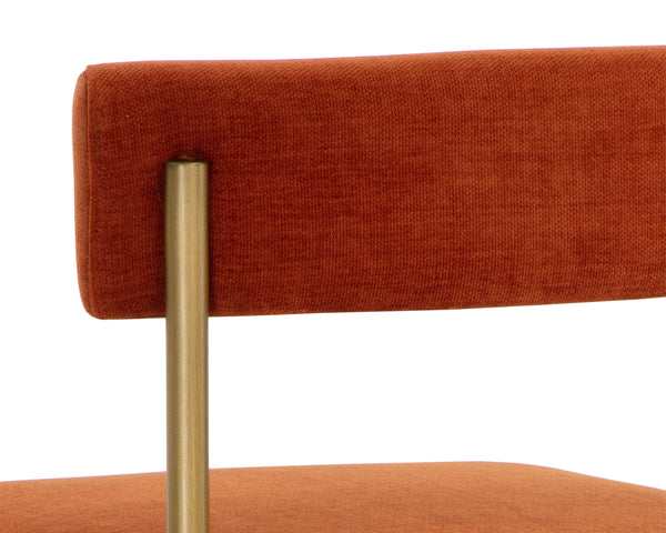 SENECA COUNTER STOOL - ANTIQUE BRASS - DANNY RUST