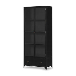 Shadow Box Cabinet In Black
