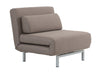 Jaidan Chair Bed in Beige Fabric