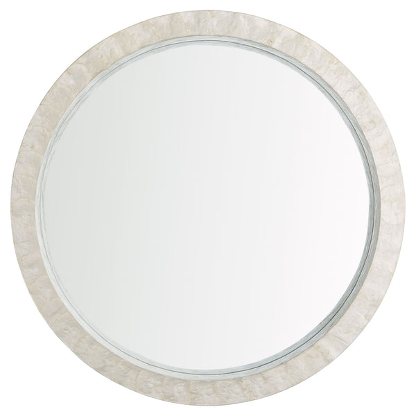 Triton Round Mirror|Wh-Sm