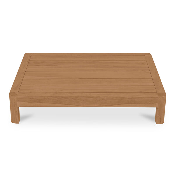 Moe's Enzo Outdoor Side Table Natural Teak