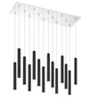 Forest 14 Light Island/Billiard in Chrome Finish