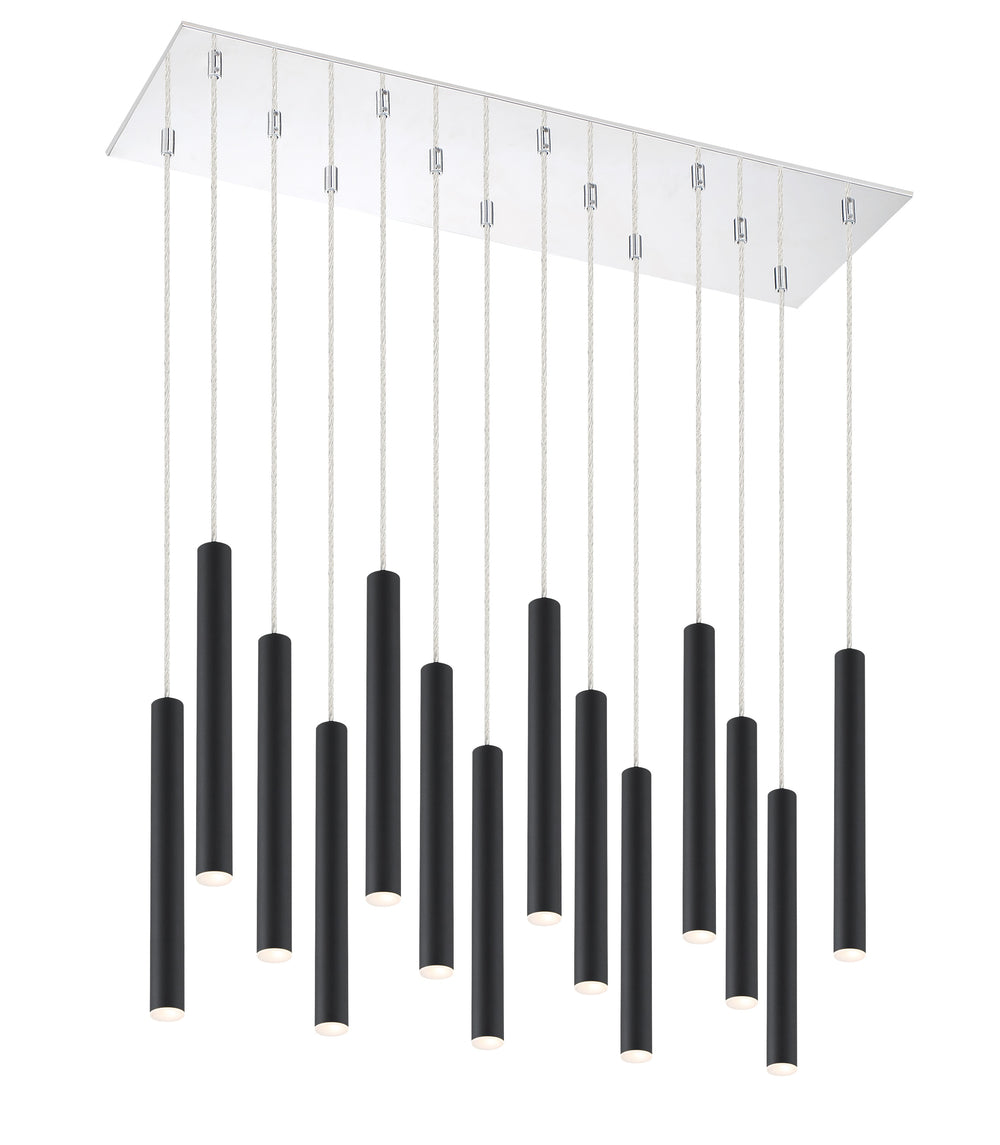 Forest 14 Light Island/Billiard in Chrome Finish