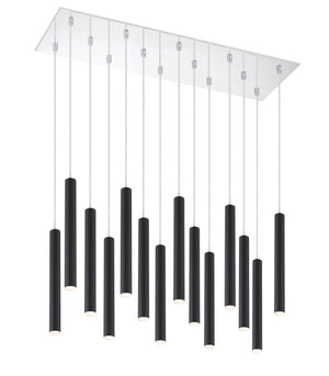 Forest 14 Light Island/Billiard in Chrome Finish