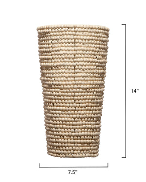  Seawall 1-Light Beaded Cone Wall Sconce