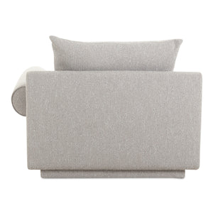 Rosello Right Arm Facing Chair in Light Grey