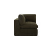 Moe's Cates Corner Chair in Dark Green