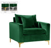 Lucy Chair In Green Velvet