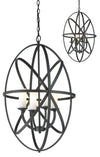 Aranya 4 Light Pendant in Bronze Finish