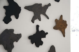 Freeform Teak Wall Slice, Medium, Natural