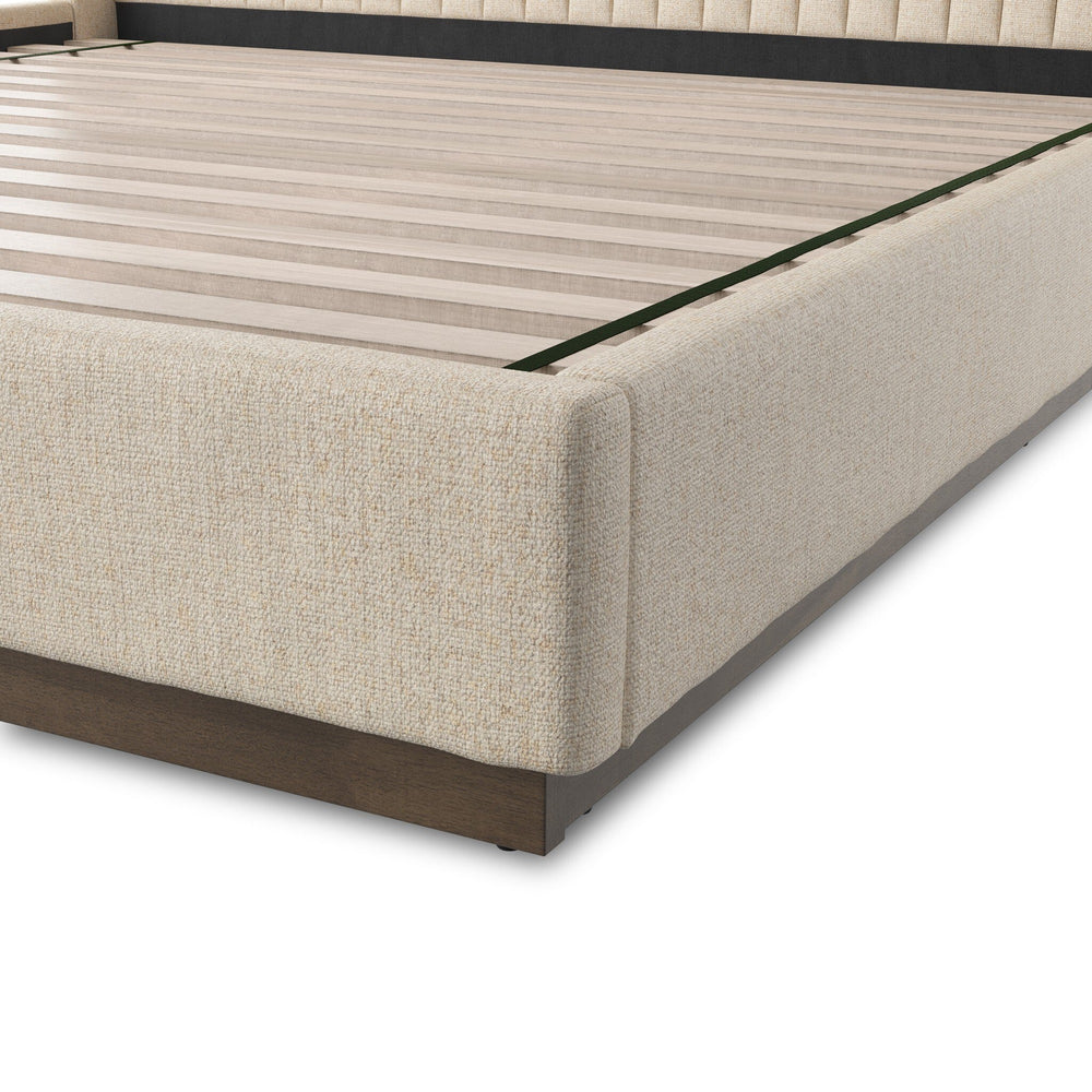 Montgomery King Bed - Thames Cream
