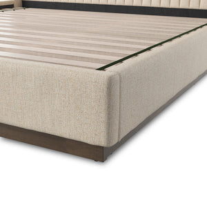 Montgomery King Bed - Thames Cream
