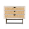 Luella Large Nightstand In Matte Alabaster